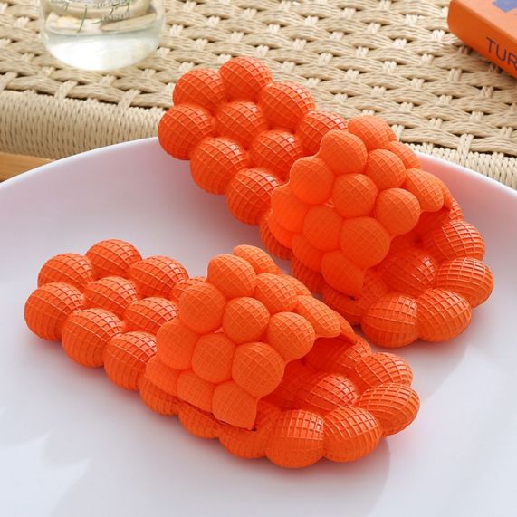 Bubble Massage Litchi Slippers: