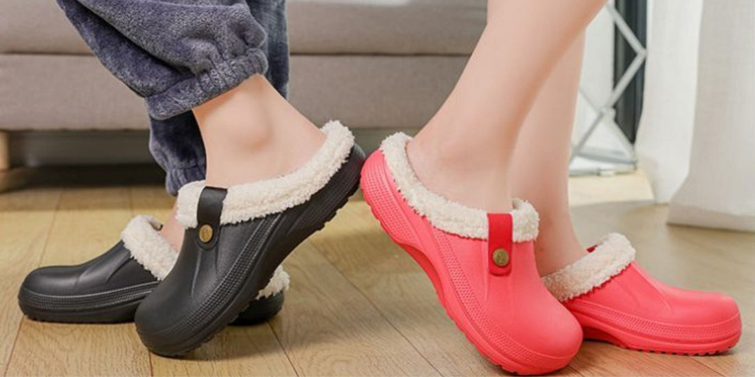 Soft & Waterproof Plush Slippers Crocs: Comfort and Practicality All Year Round