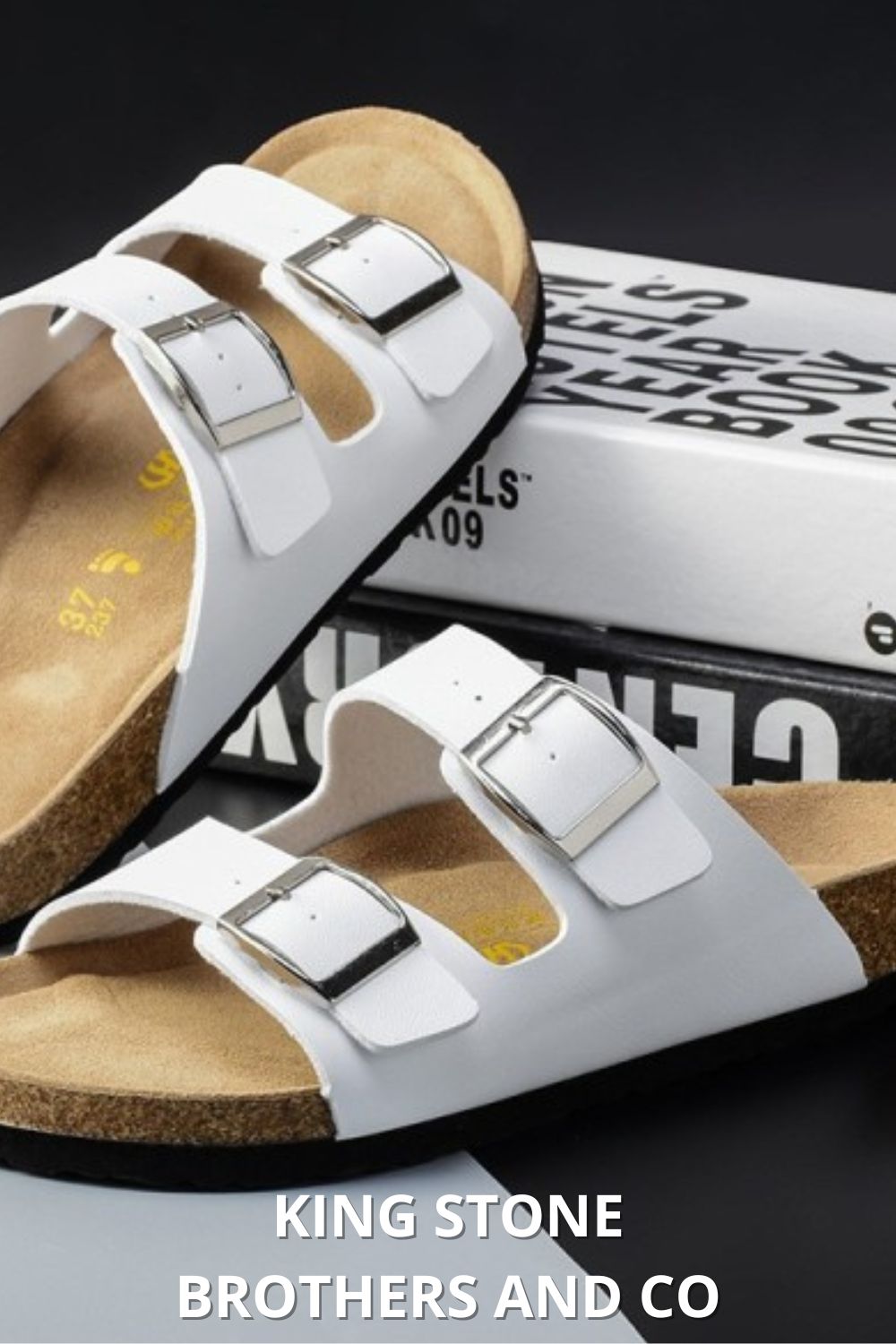 Double-Buckle Beach Sandals