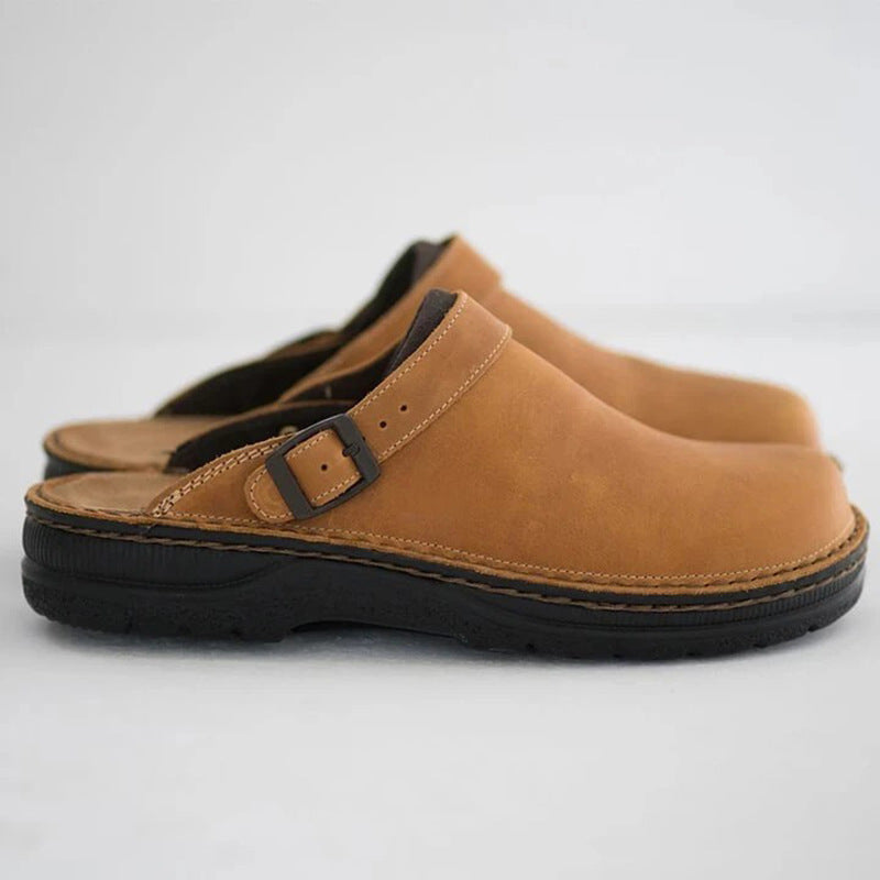 PU Leather Shoes Vintage Soft Bottom