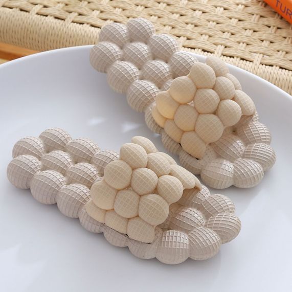 Bubble Massage Litchi Slippers: