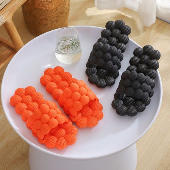 Bubble Massage Litchi Slippers: