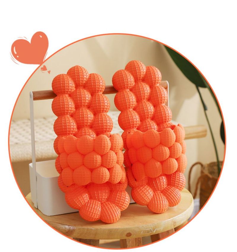 Bubble Massage Litchi Slippers: