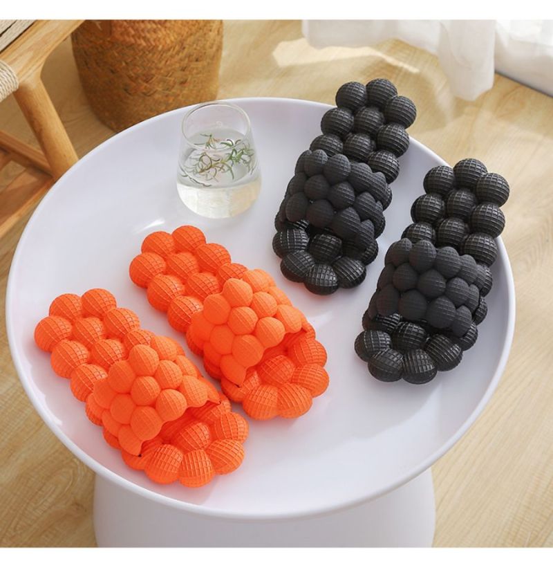 Bubble Massage Litchi Slippers: