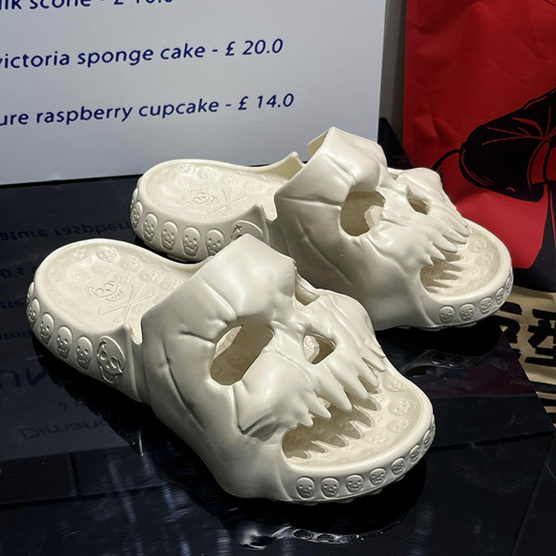 Skull Design Slippers