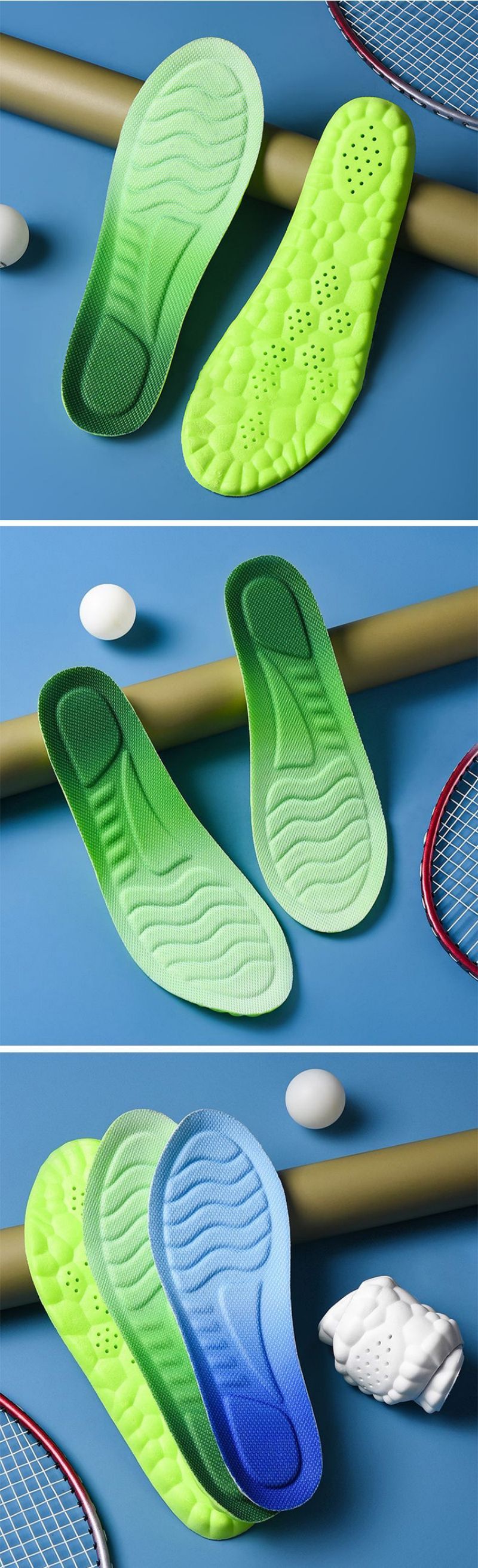 Soft Elastic Breathable Insoles