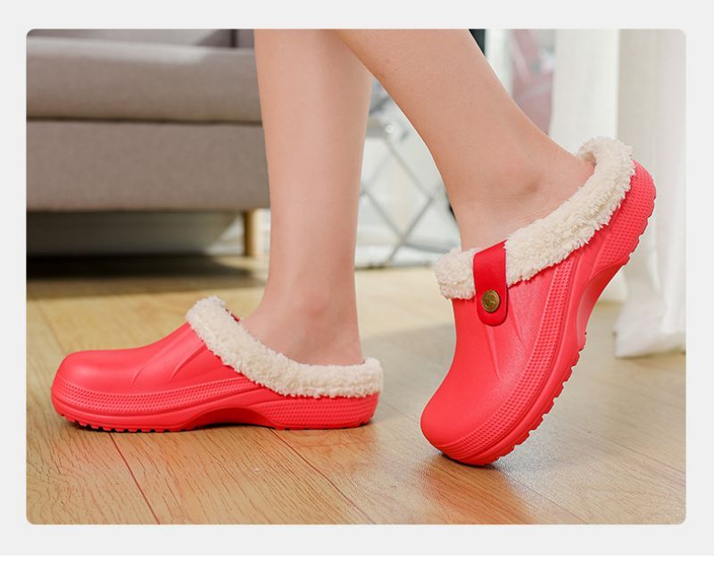 Soft & Waterproof Plush Slippers crocs