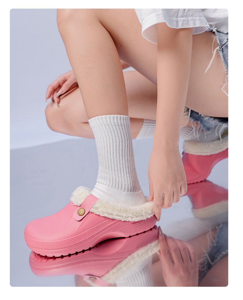 Soft & Waterproof Plush Slippers crocs