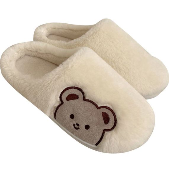 Slippers Teddy bear Cozy Footwear for Cold Days