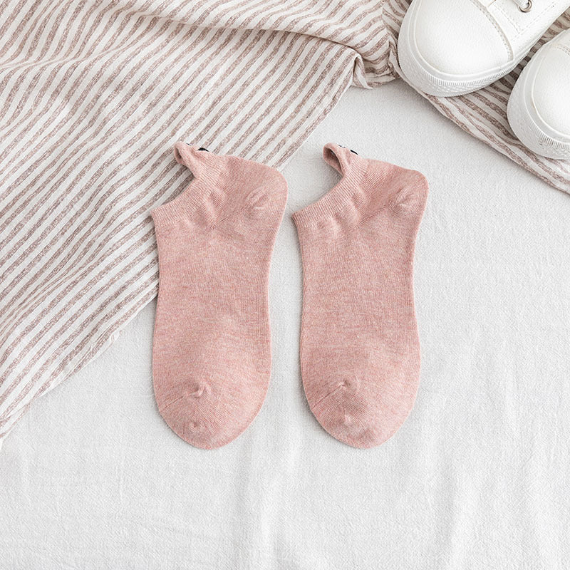 Cotton short ankle socks cartoon