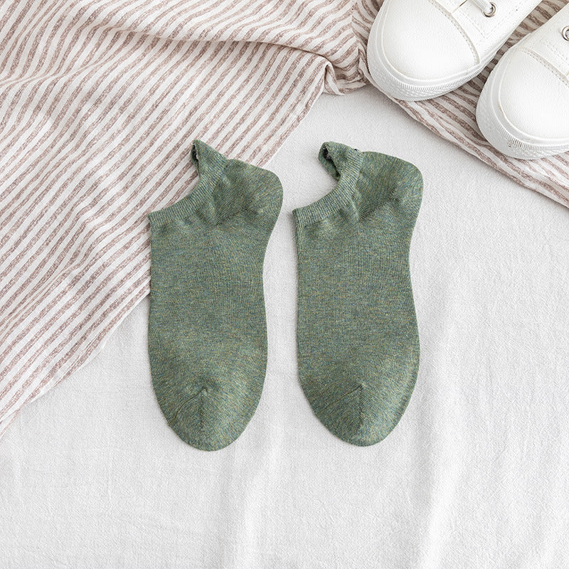 Cotton short ankle socks cartoon