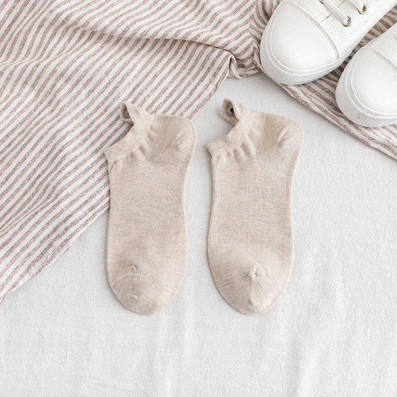 Cotton short ankle socks cartoon