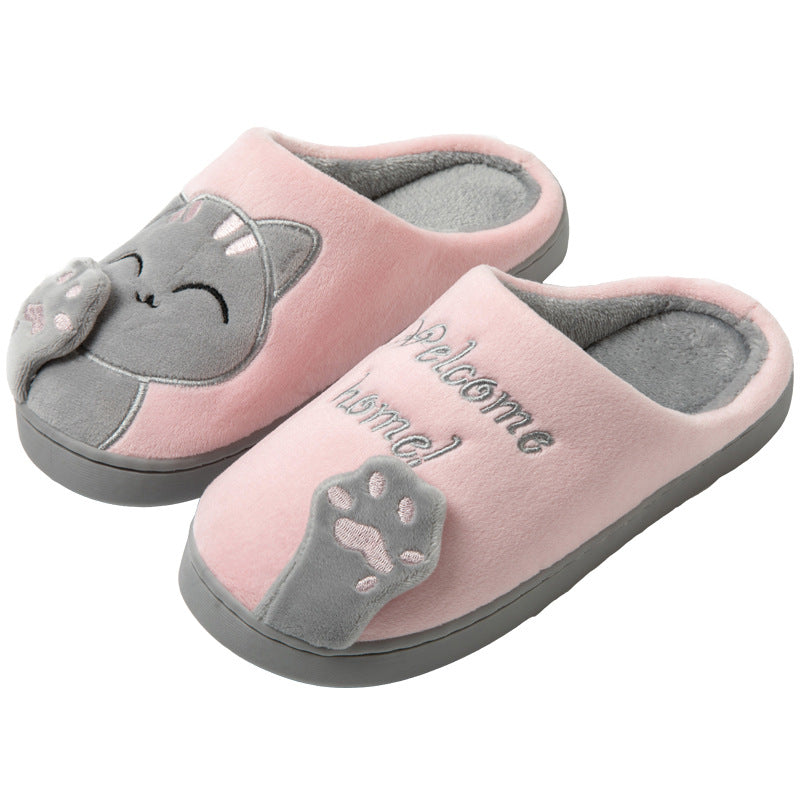 Cat Cotton Slippers