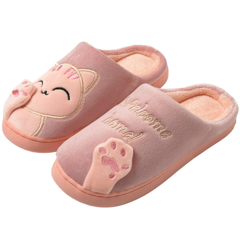 Cat Cotton Slippers