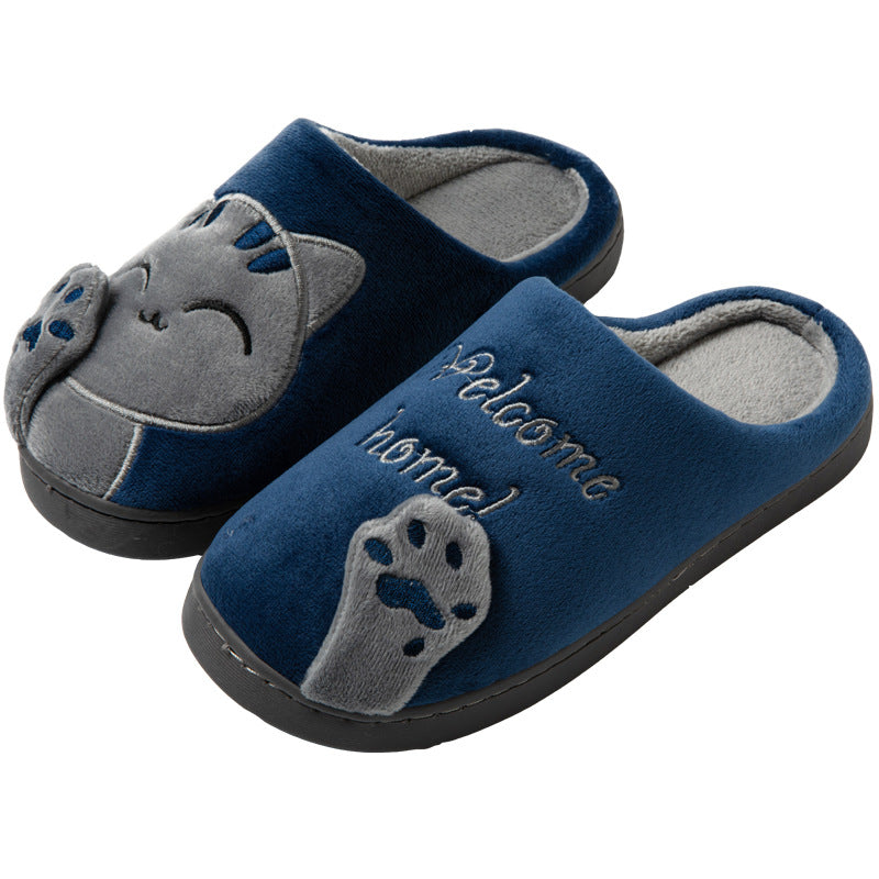Cat Cotton Slippers