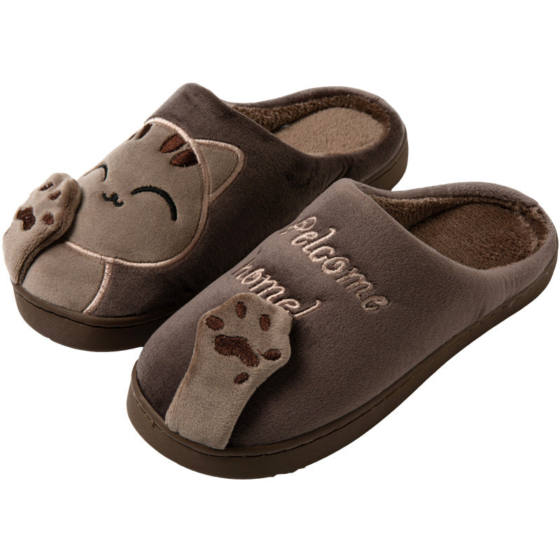 Cat Cotton Slippers