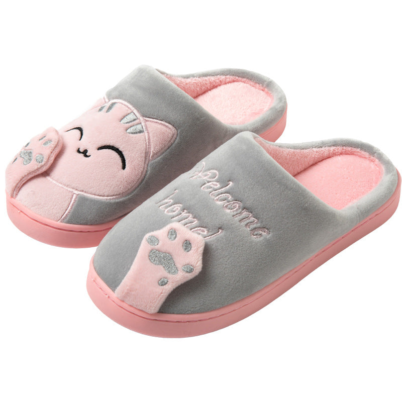 Cat Cotton Slippers