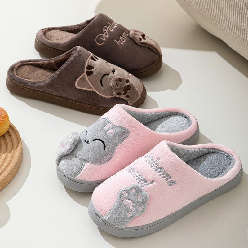 Cat Cotton Slippers