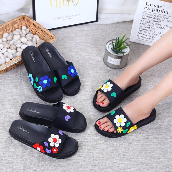 Flowers PVC Home Line Sandals