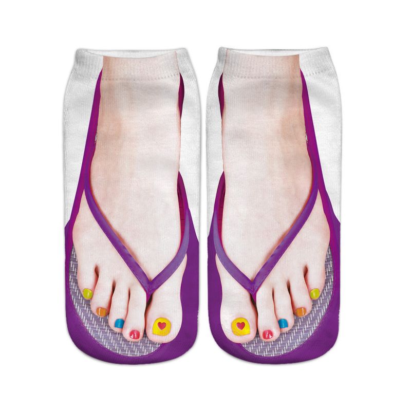 chausette violet, sock purple, Comfortable slipper socks Cozy footwear Playful design slippers Stylish herringbone slippers Unique printed socks Fashionable house shoes Quirky indoor footwear