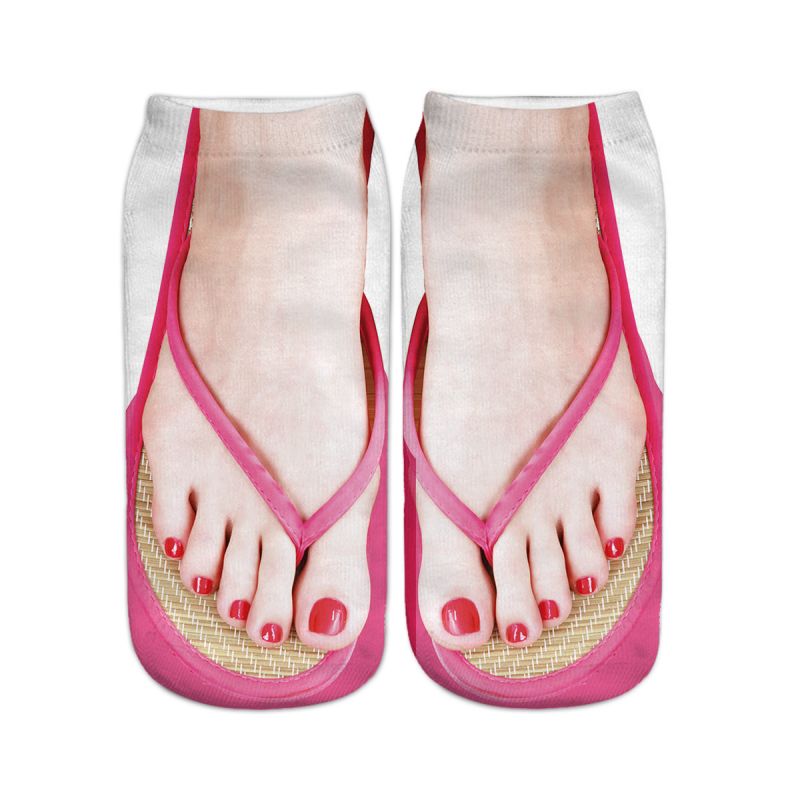 chausette rose, sock pink, Comfortable slipper socks Cozy footwear Playful design slippers Stylish herringbone slippers Unique printed socks Fashionable house shoes Quirky indoor footwear