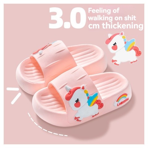 Kids' Slippers Cute Designs Children's Footwear Trends Cartoon Character Slippers Kids' Comfortable House Shoes Children's Indoor Footwear Styles, slipper pink