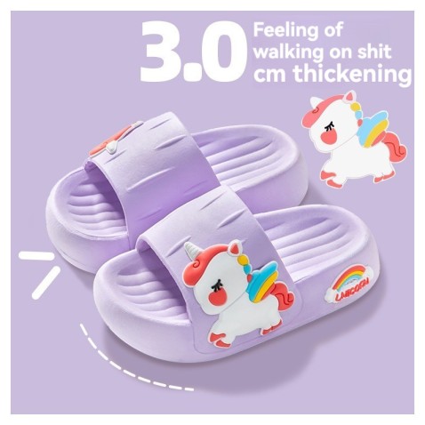 slipper purple, kids, Kids' Slippers Cute Designs Children's Footwear Trends Cartoon Character Slippers Kids' Comfortable House Shoes Children's Indoor Footwear Styles