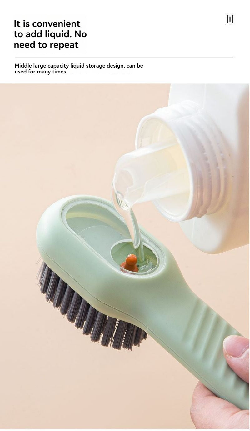 Multi Functional liquid Added Shoe Brush