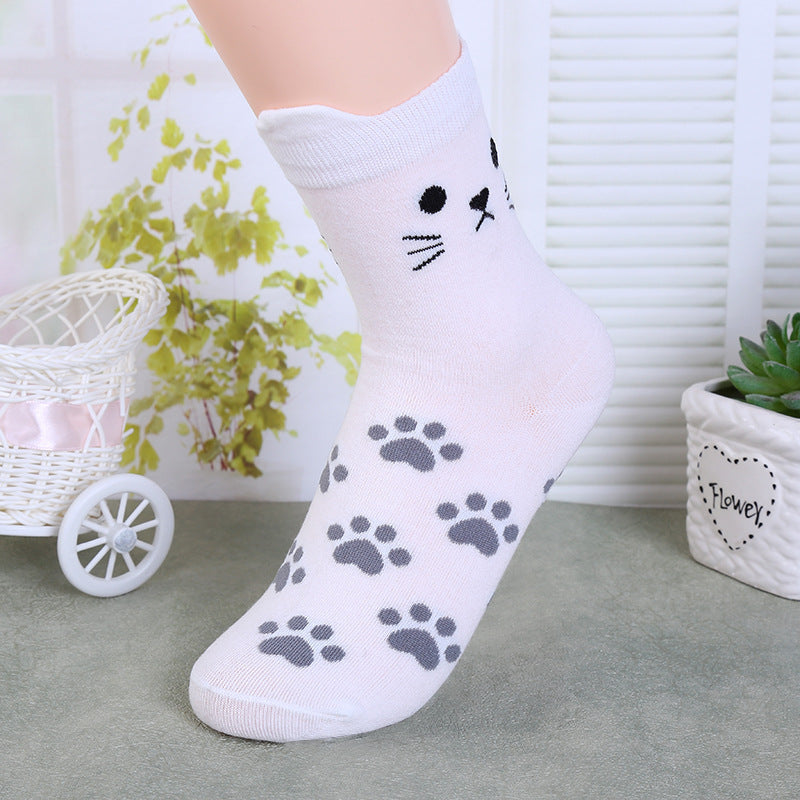 Socken mit Katzenmuster, trendige Socken, lustige Socken, Modeaccessoire, Geschenk für Katzenliebhaber, Feline - K.Stone Brothers and Co™️Style