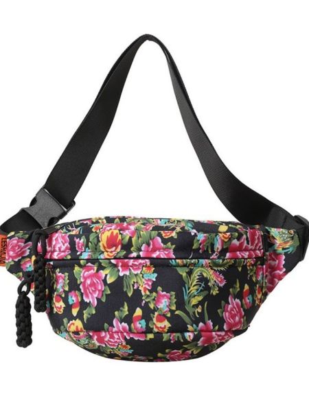 Personalized Versatile Fashion Waist Bag flower