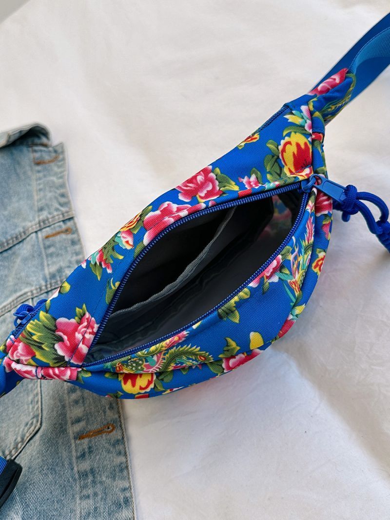 Personalized Versatile Fashion Waist Bag flower