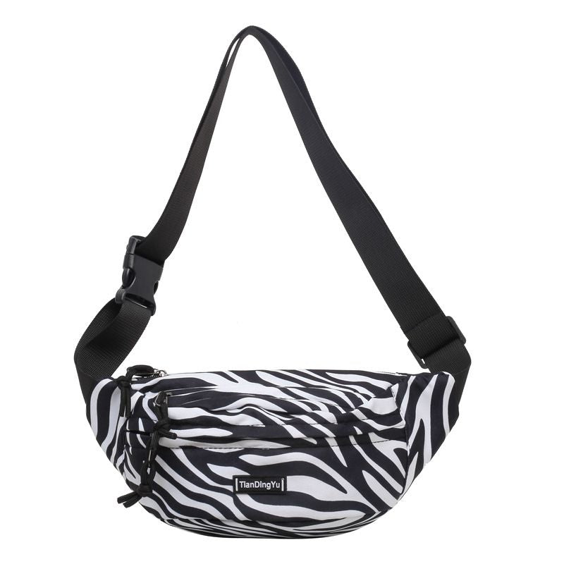 Style Leopard-zebra print Chest Bag
