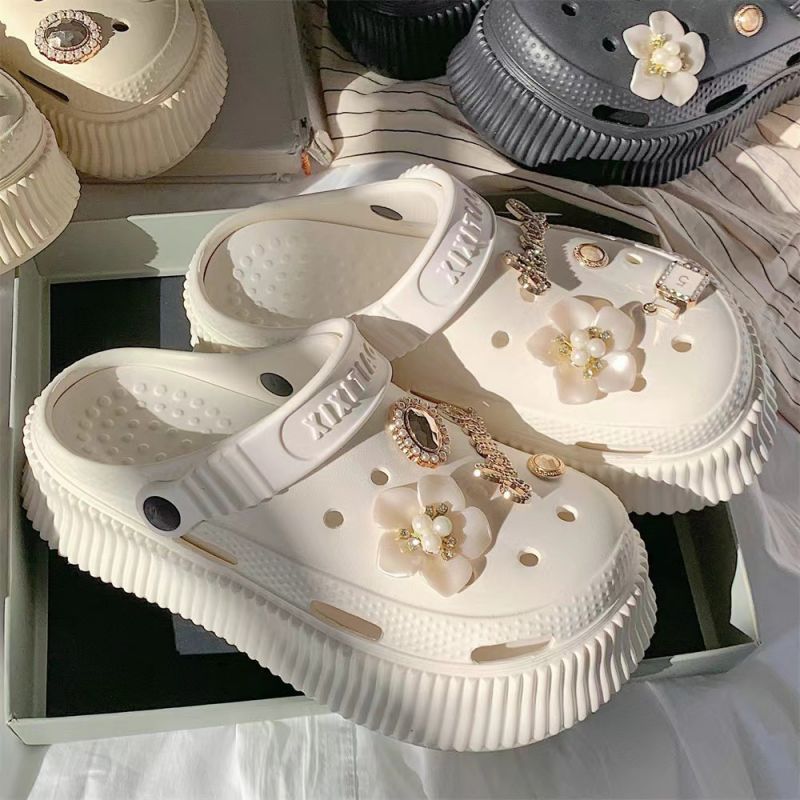 Cute DIY Hole Shoes Accessories Crocs