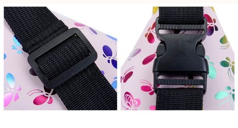 Colorful Double Zip Waist Bag