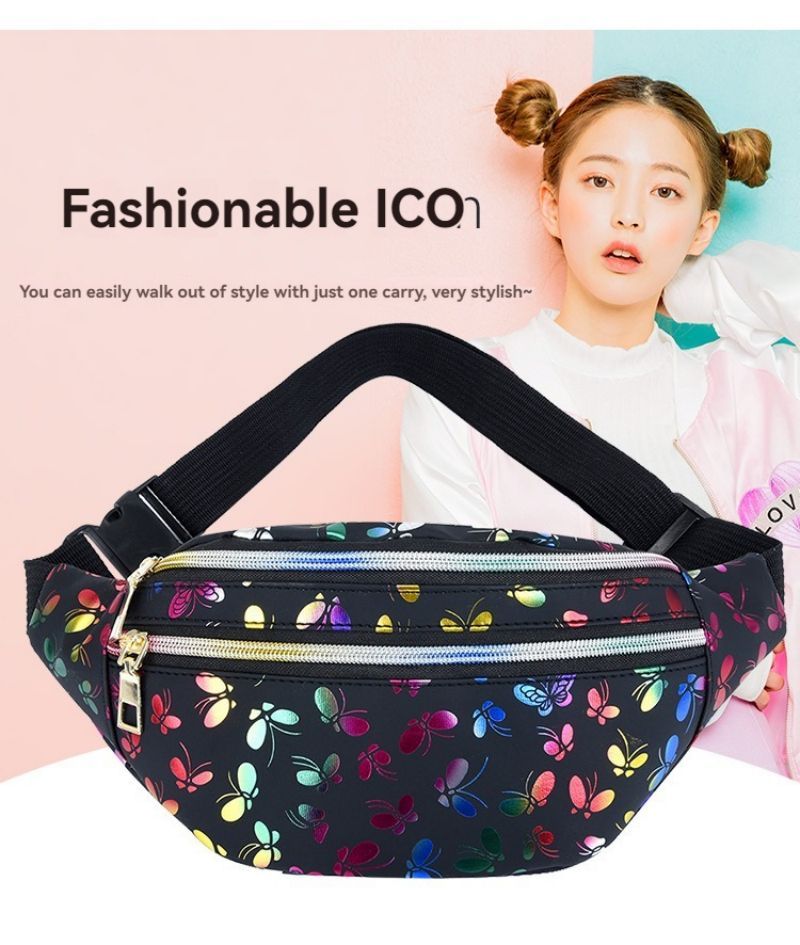 Colorful Double Zip Waist Bag – King Stone Brothers and Co.