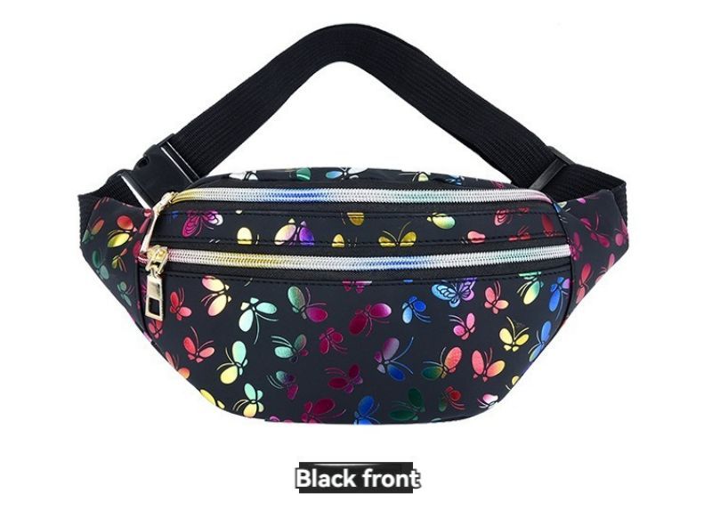 Colorful Double Zip Waist Bag