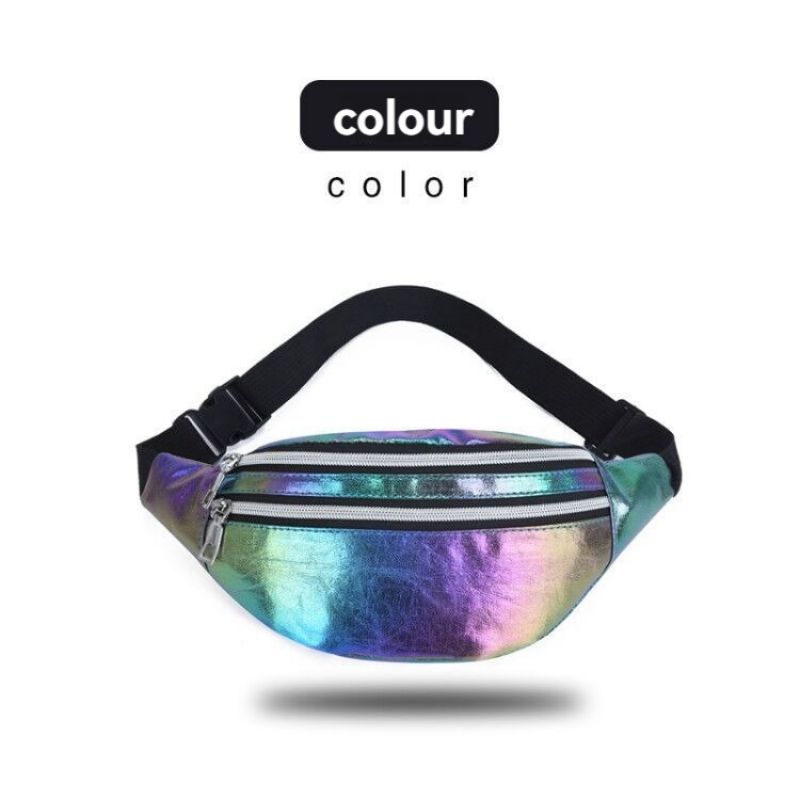 Colorful Laser Shoulder Crossbody Bag