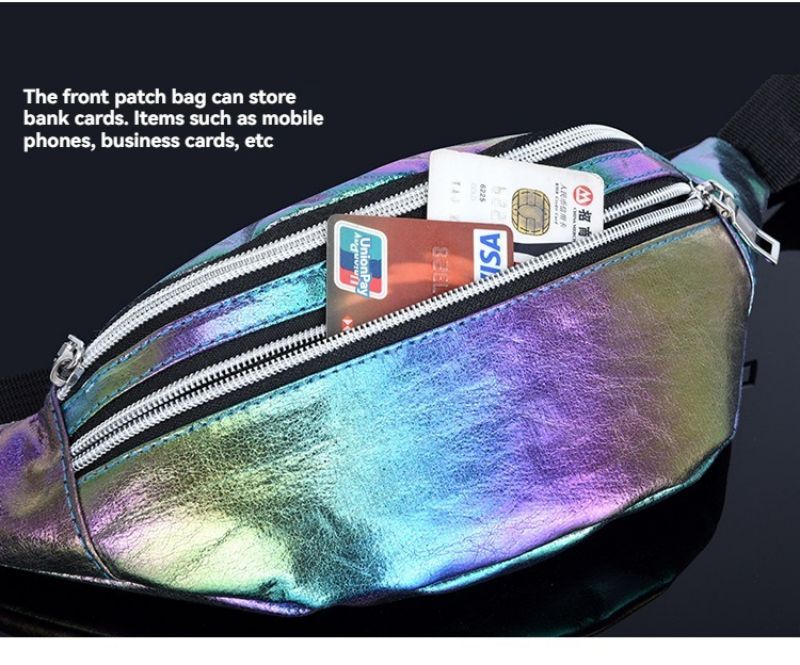 Colorful Laser Shoulder Crossbody Bag