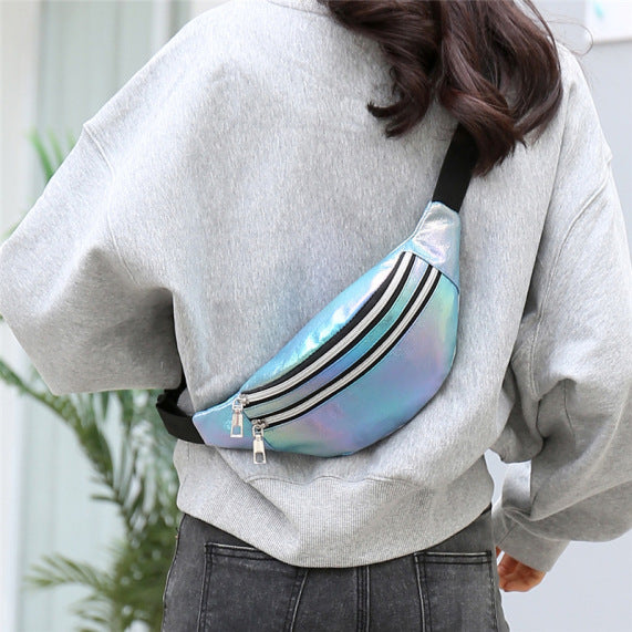 Colorful Laser Shoulder Crossbody Bag