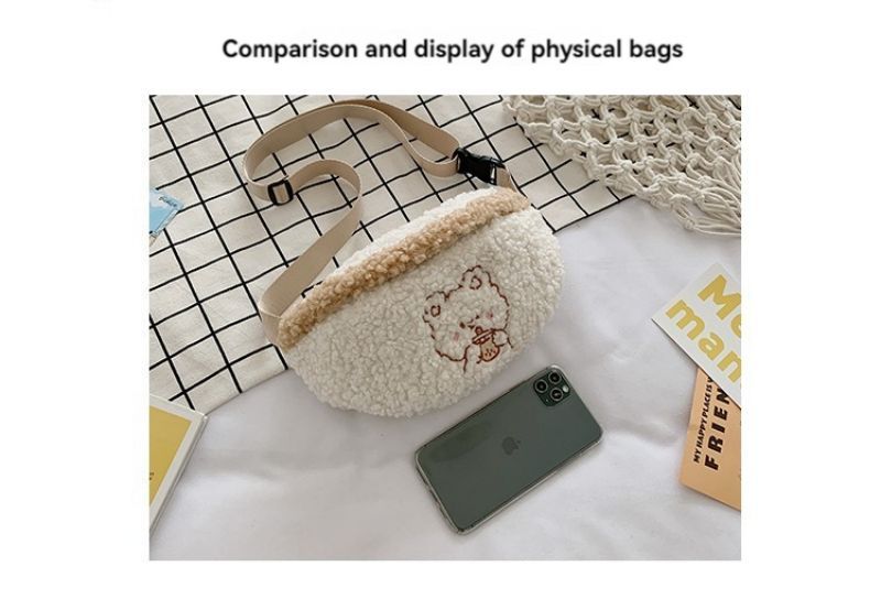 Shoulder Chest Bag -Teddy bear