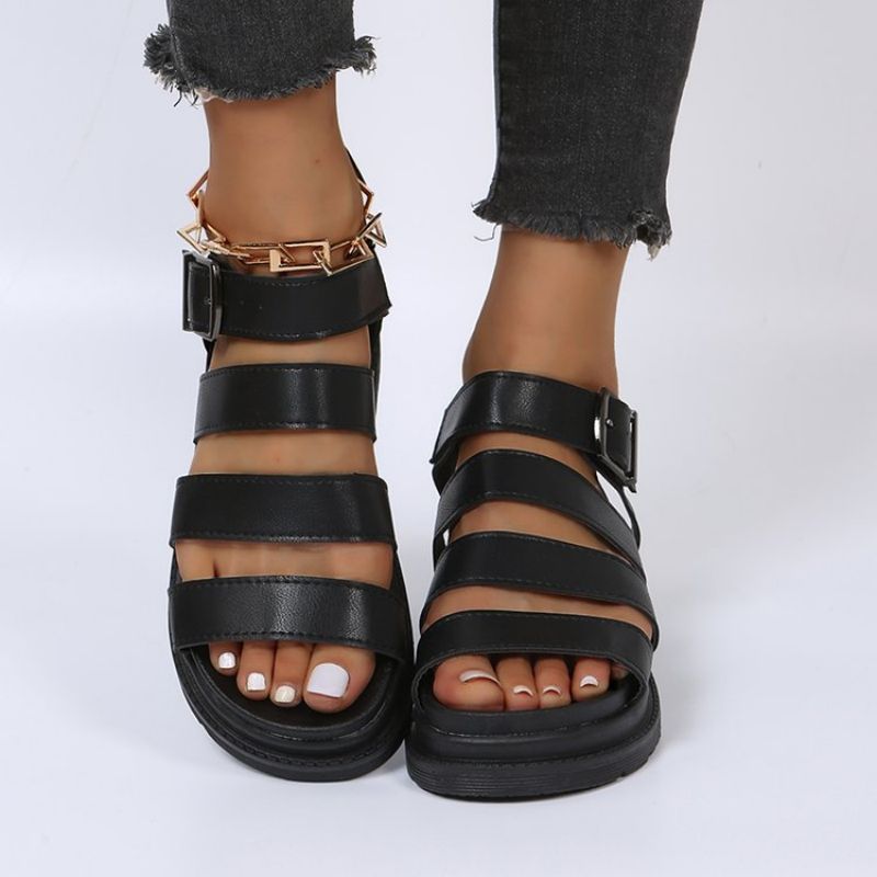 sandal black for girl, women sandal, king stone brothersa and co, 