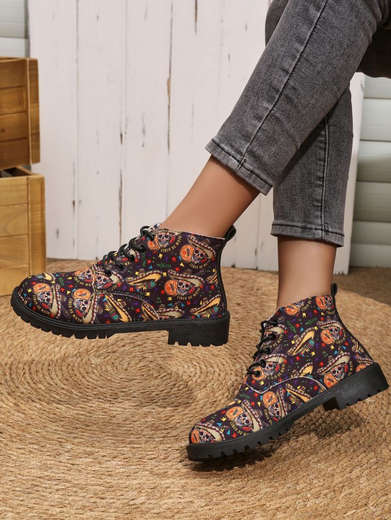 Printed Lace-Up King Boots (mixte)- King Stone Brothers and Co™️