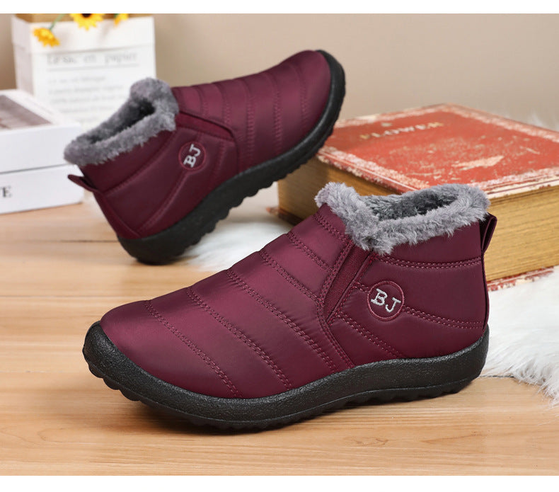 Fleece-Warm Casual Couples Cotton Boots - King Stone Brothers and Co™️