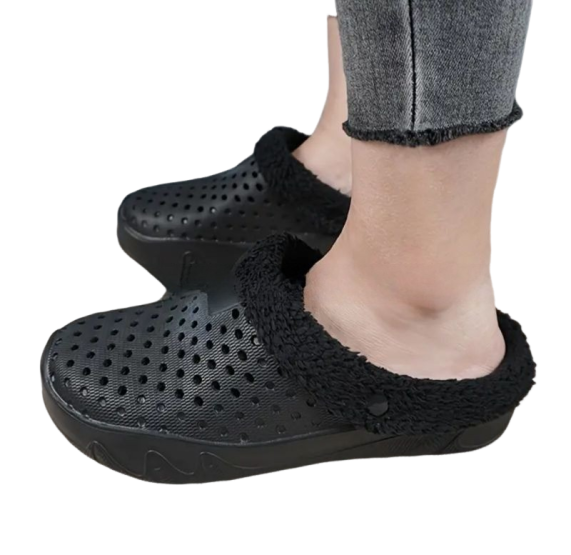 Non-slip Hole Cotton Slippers Crocs
