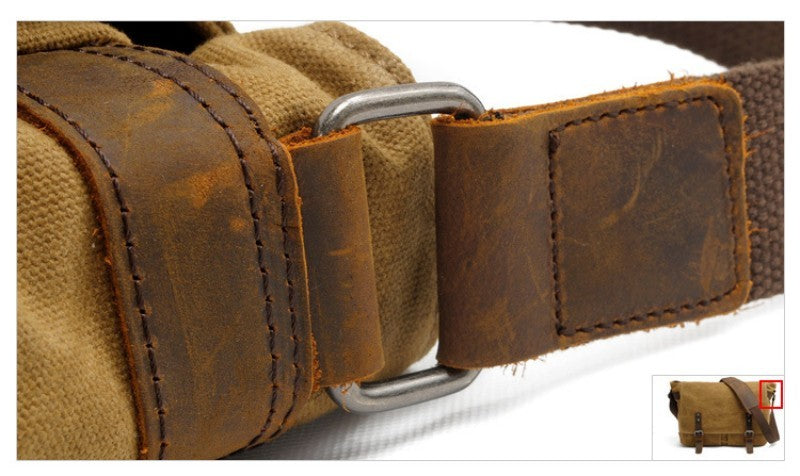 Men's Casual Canvas Shoulder Bag
