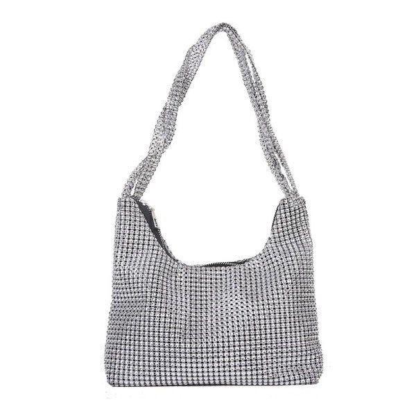 Rhinestone Handmade Underarm Bag
