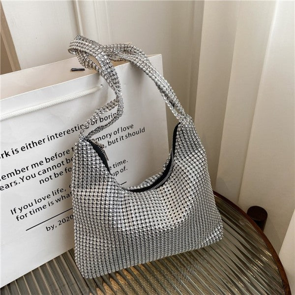 Rhinestone Handmade Underarm Bag