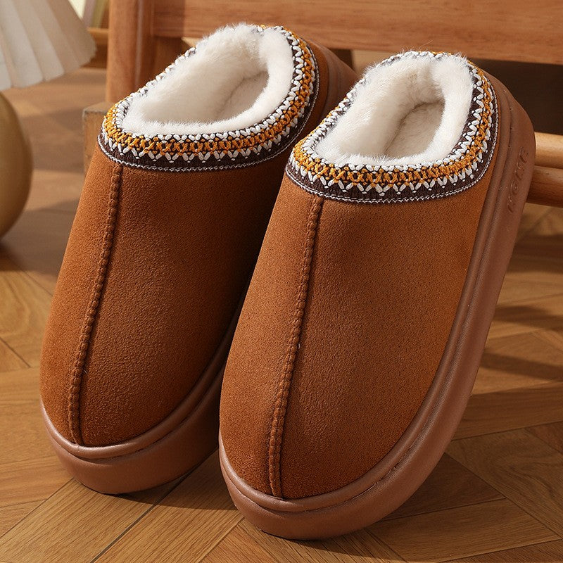 chausson warm brown, chausson marron chauffant, king stone brothers and co,  