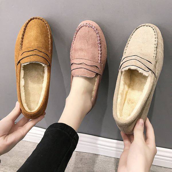 Fleece-lined Cotton Shoes
