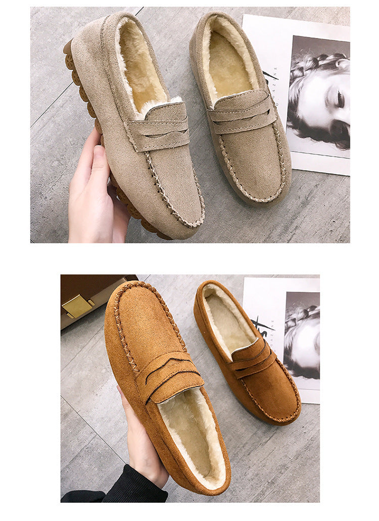 Fleece-lined Cotton Shoes